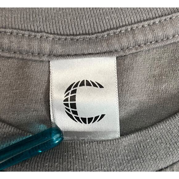 AC/DC Horns Graphic T-Shirt Highway to Hell Gray Medium | Classic Rock Band Tee - Picture 4 of 14